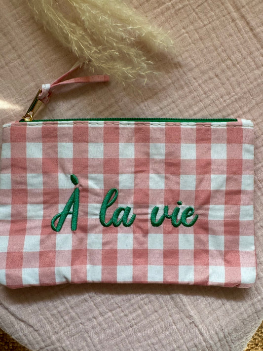 Pochette «  à la vie »